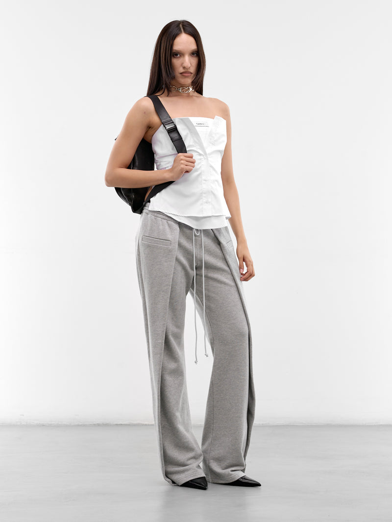 White Origami Corset (SS26TP02-W51-WHITE)