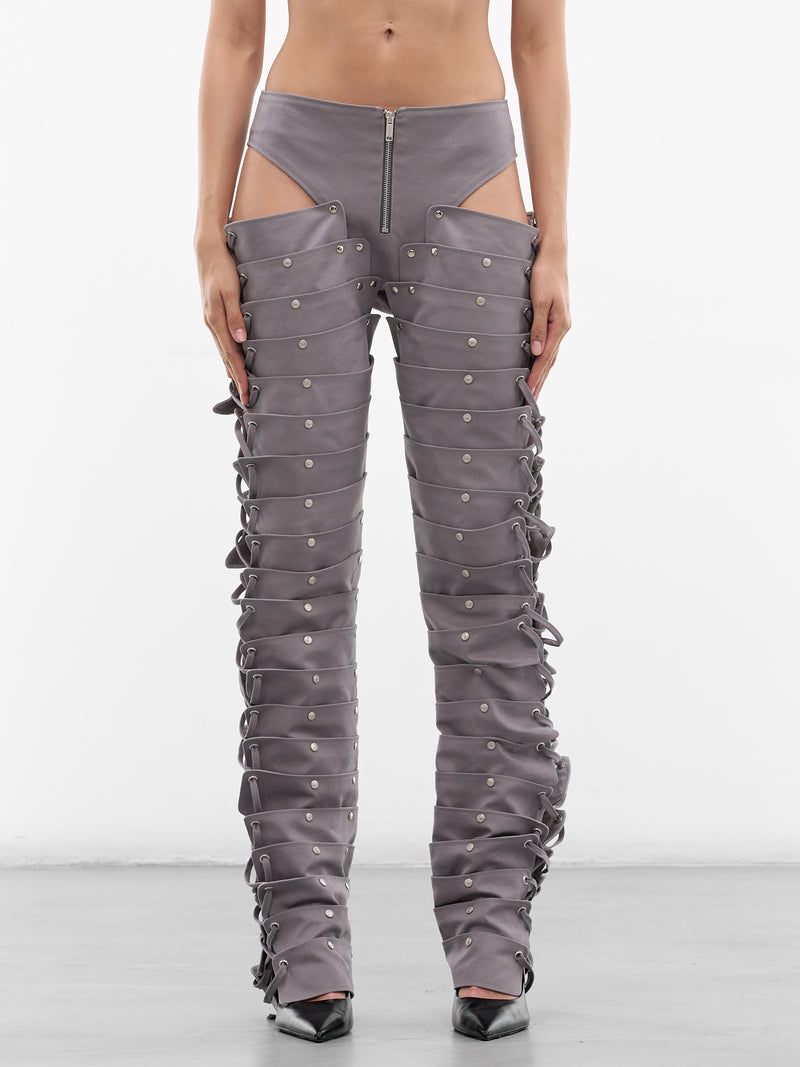 Gray Ronin Cargo Trousers (SS26TR02-W01-GREY)