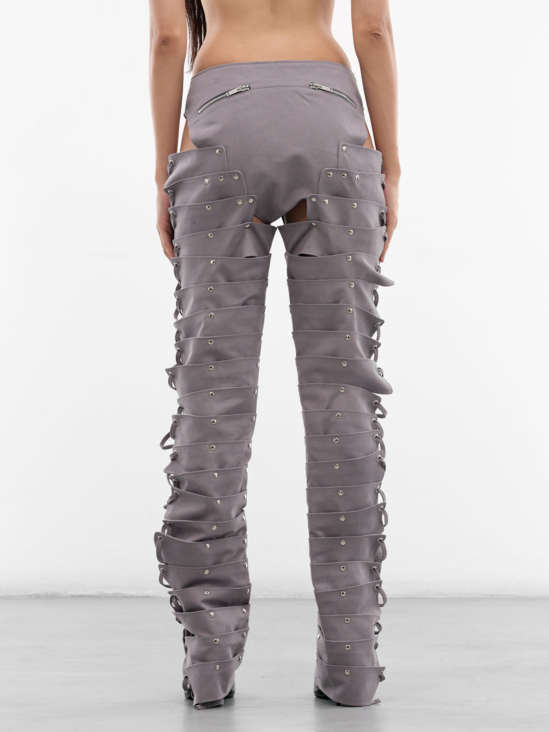 Gray Ronin Cargo Trousers (SS26TR02-W01-GREY)