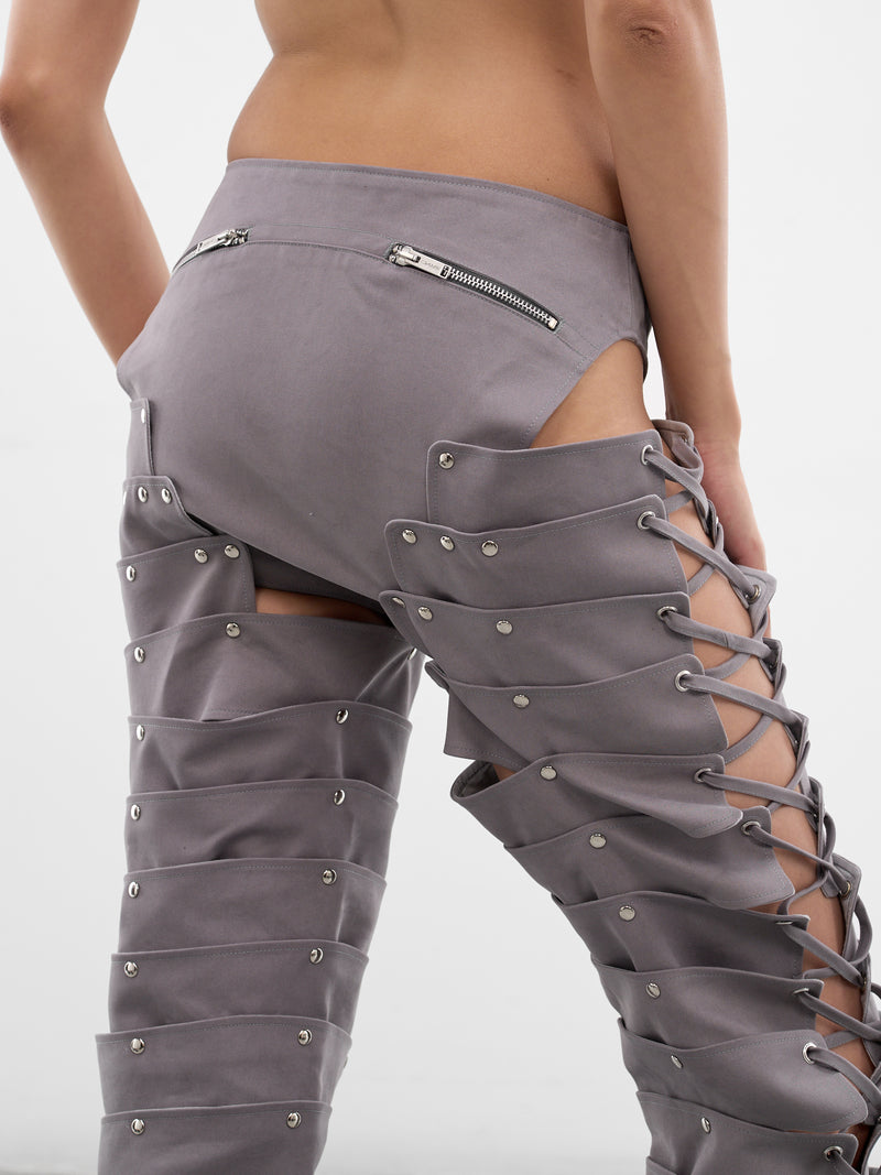 Gray Ronin Cargo Trousers (SS26TR02-W01-GREY)