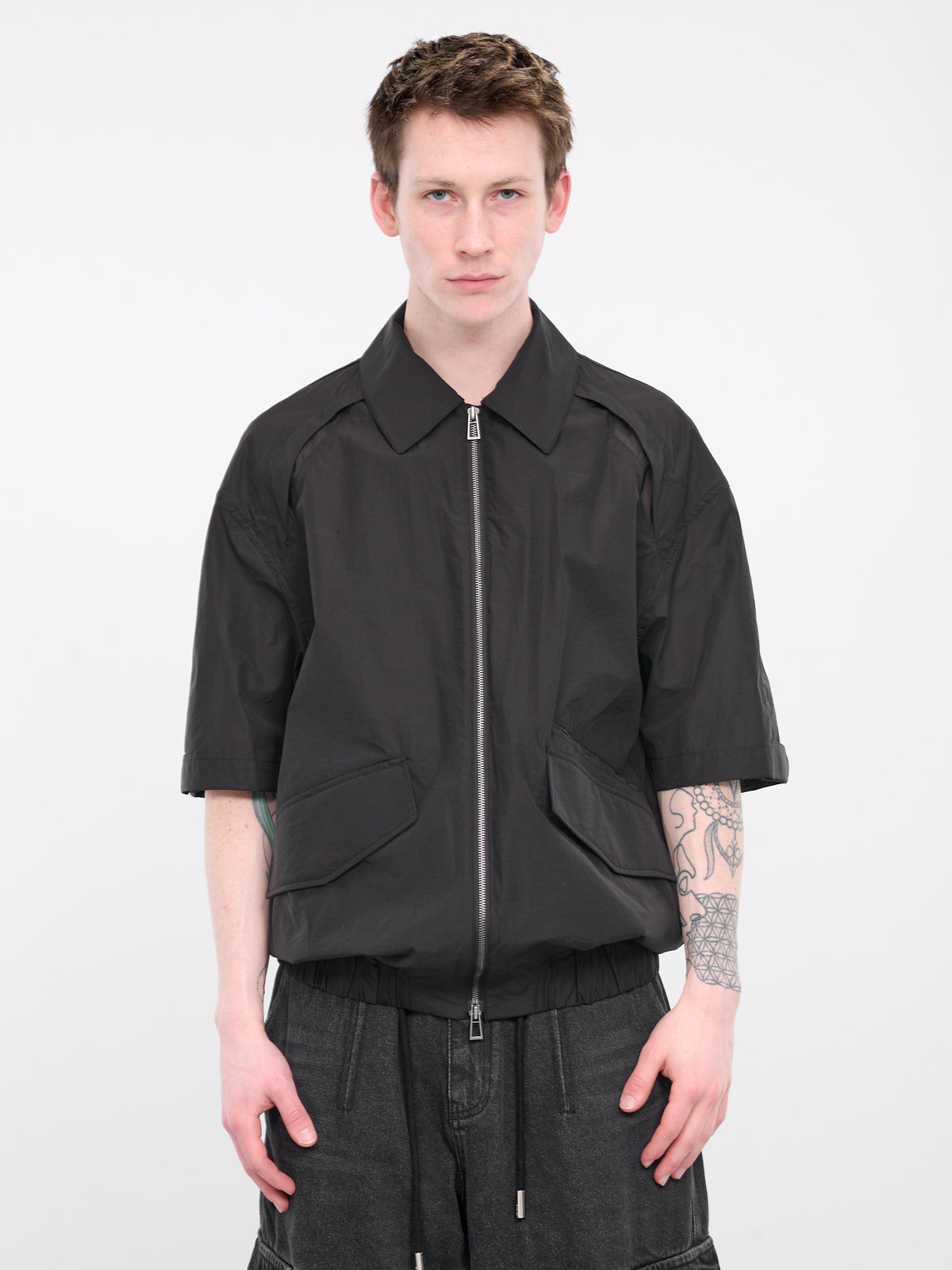 Cocoon Short Sleeve Jacket (SSG3JP701BK-BLACK)