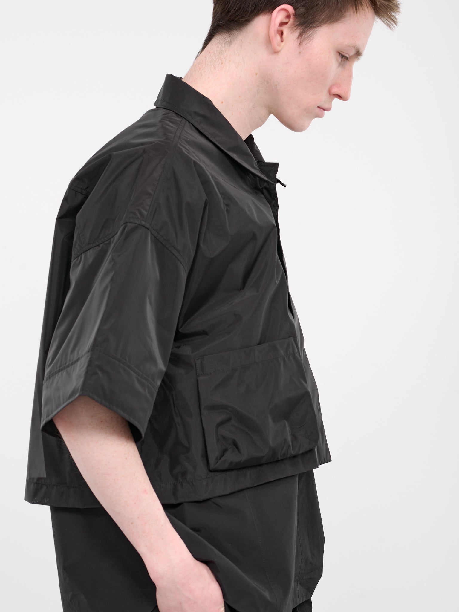 Veiled Pocket Short Sleeve Shirt (SSG3SH701BK-BLACK)