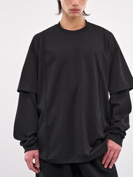Layered Tee (ST-1167-BLACK)