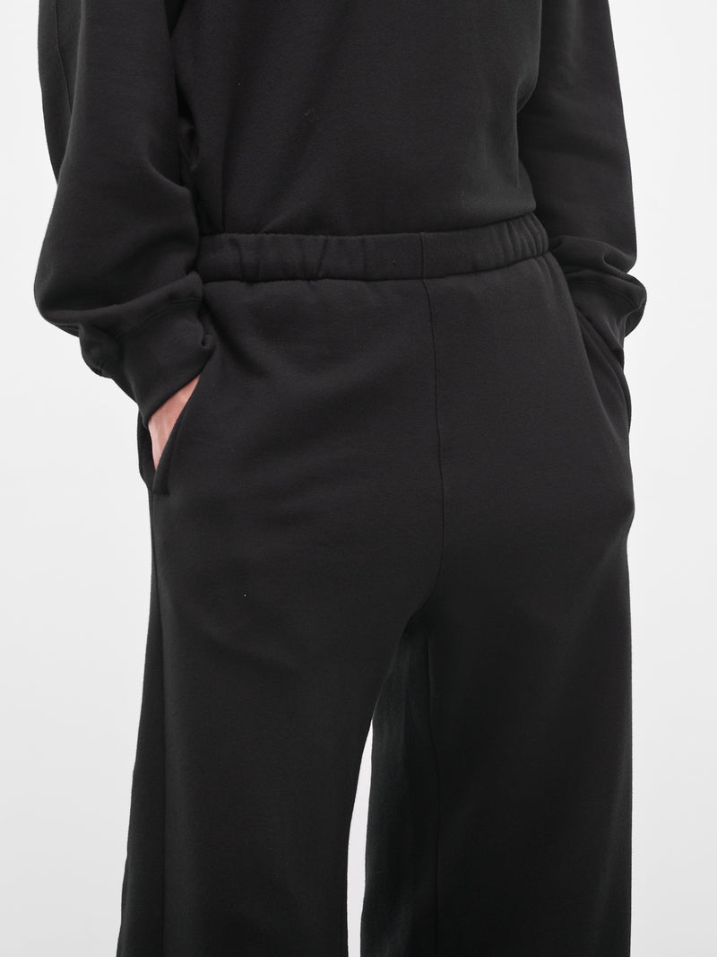 Black Cotton-Yak Relaxed Sweatpants (ST-1288-BLACK)