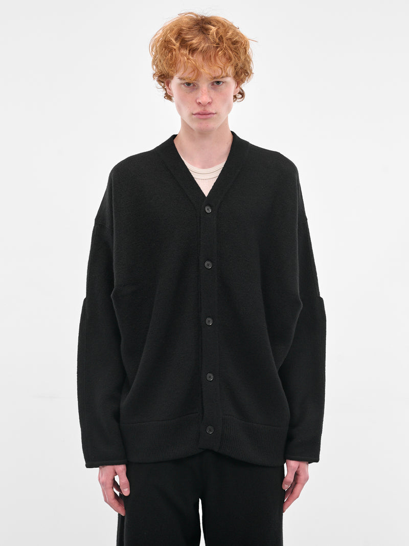 Black Wool Cardigan (ST-1298-BLACK)