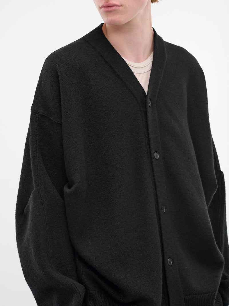 Black Wool Cardigan (ST-1298-BLACK)