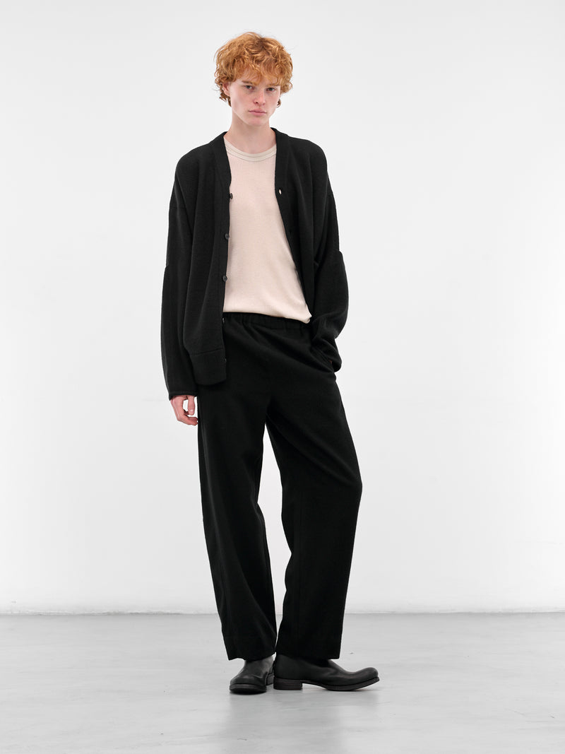Black Wool Cardigan (ST-1298-BLACK)