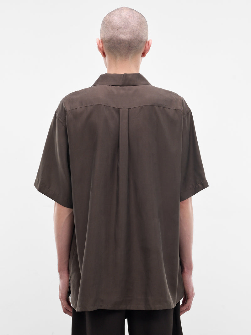 Brown Short Sleeve Shirt (ST-1462-DARK-BROWN)