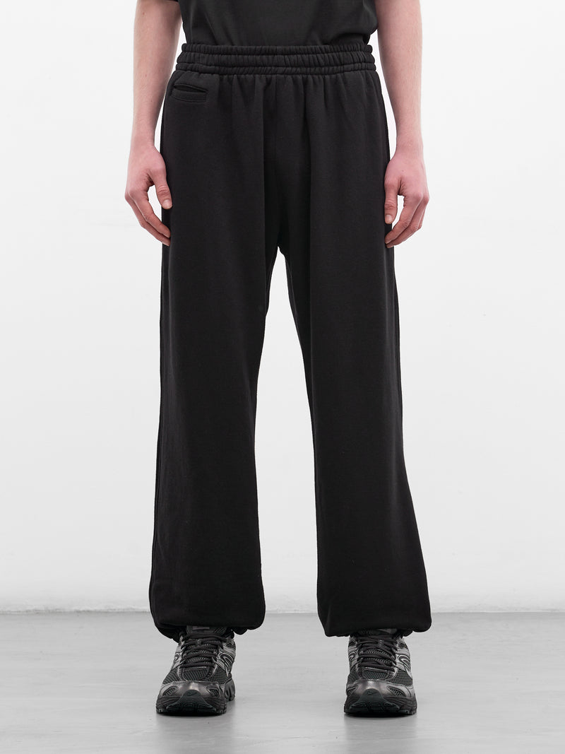 Black Cotton-Cashmere Joggers (ST-1470-BLACK)