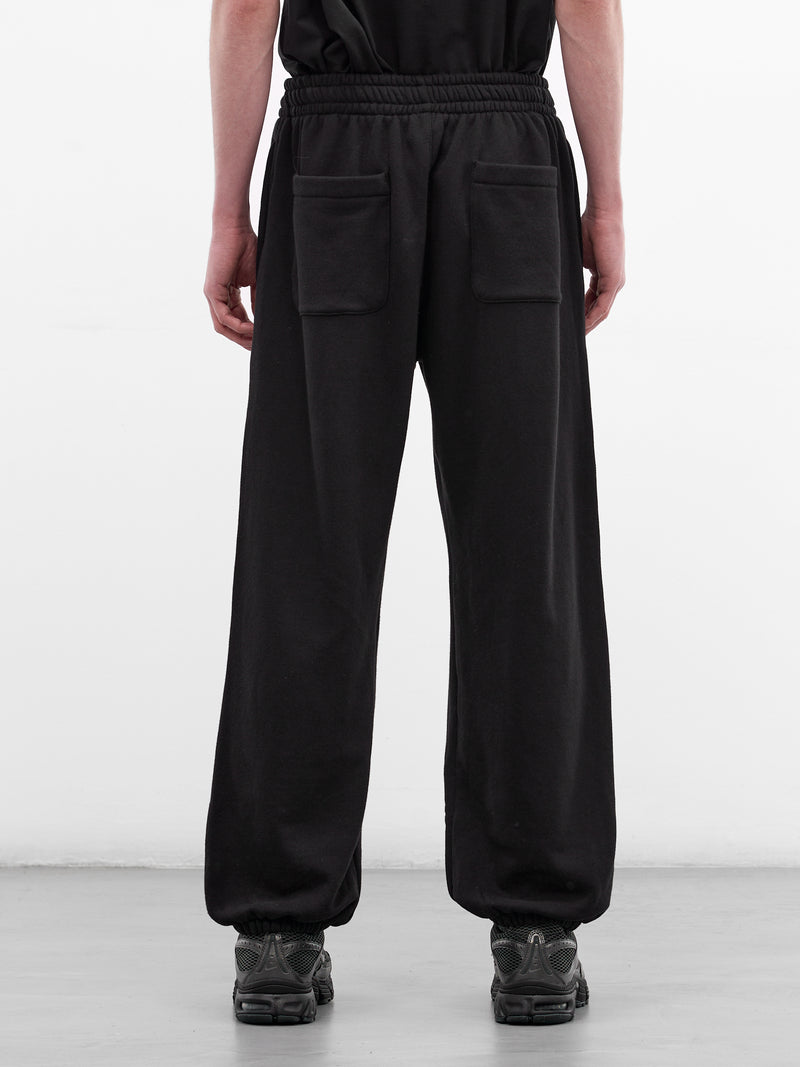 Black Cotton-Cashmere Joggers (ST-1470-BLACK)