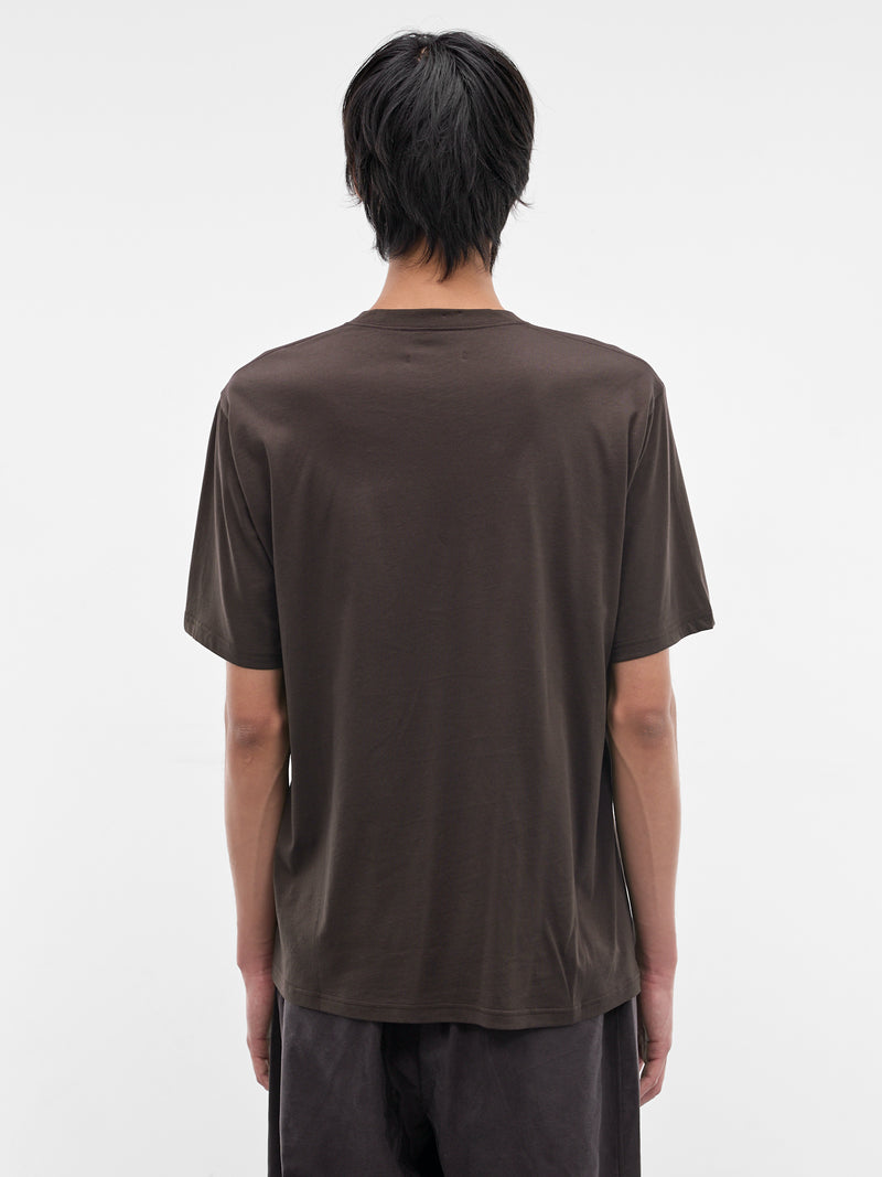 Dark Brown Cotton Tee (ST-1504-DARK-BROWN)