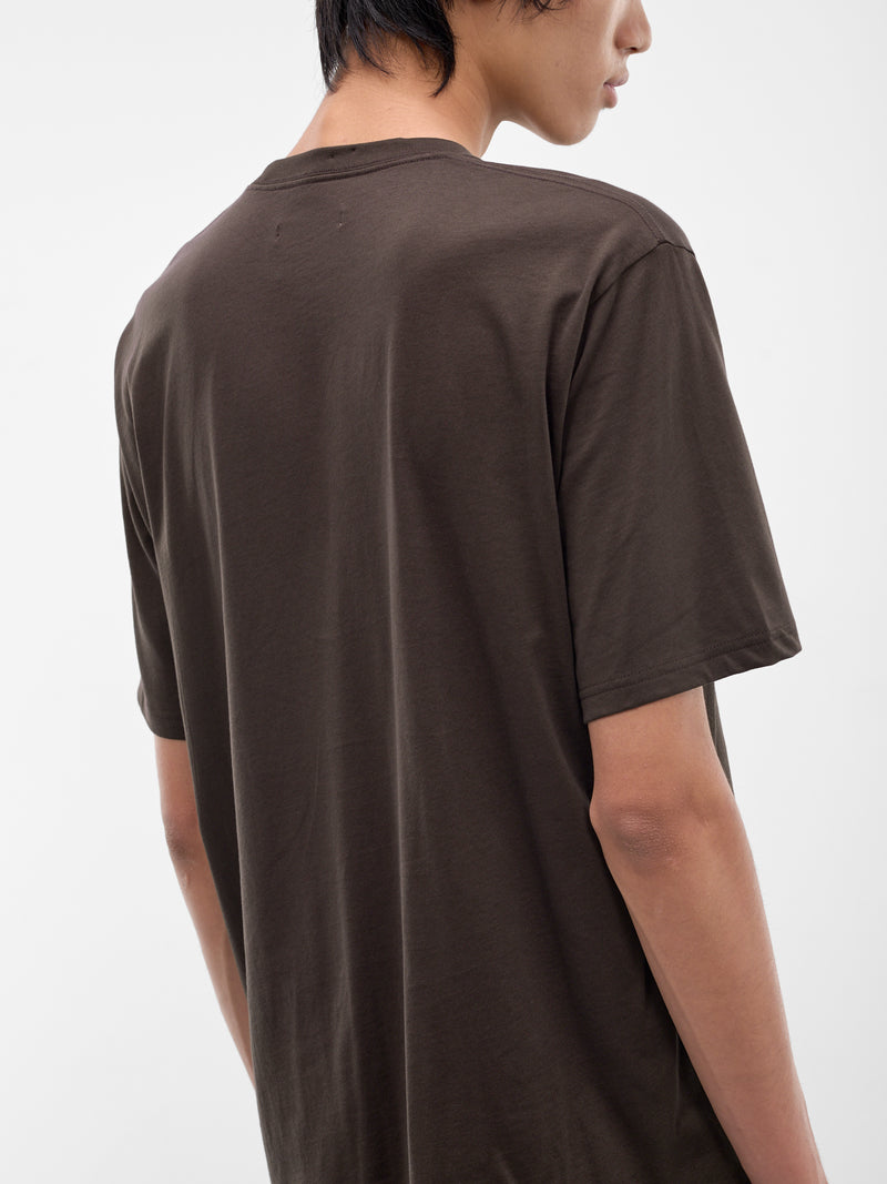 Dark Brown Cotton Tee (ST-1504-DARK-BROWN)