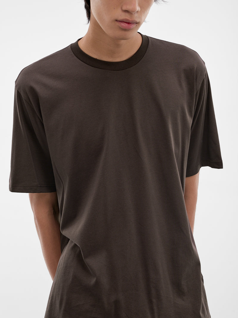 Dark Brown Cotton Tee (ST-1504-DARK-BROWN)