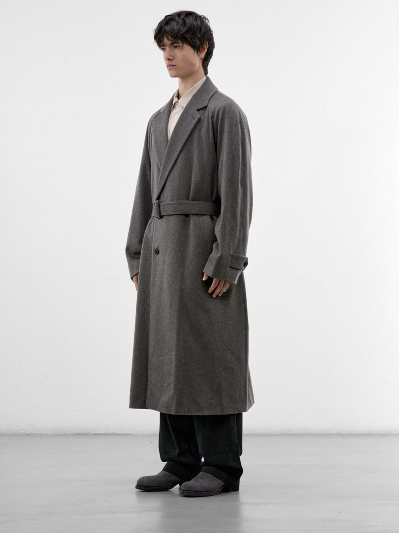Greige Cashmere Raglan Coat (ST-1538-GREIG)