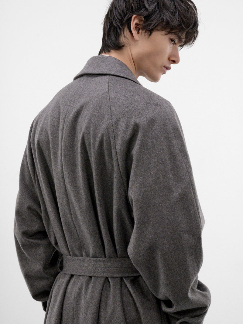Greige Cashmere Raglan Coat (ST-1538-GREIG)