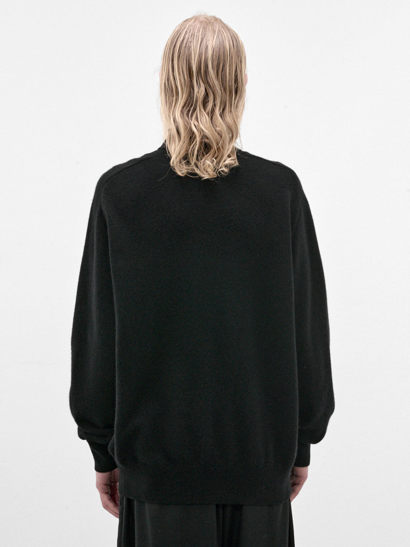 Black Wool Turtleneck Sweater (ST-1635-BLACK)