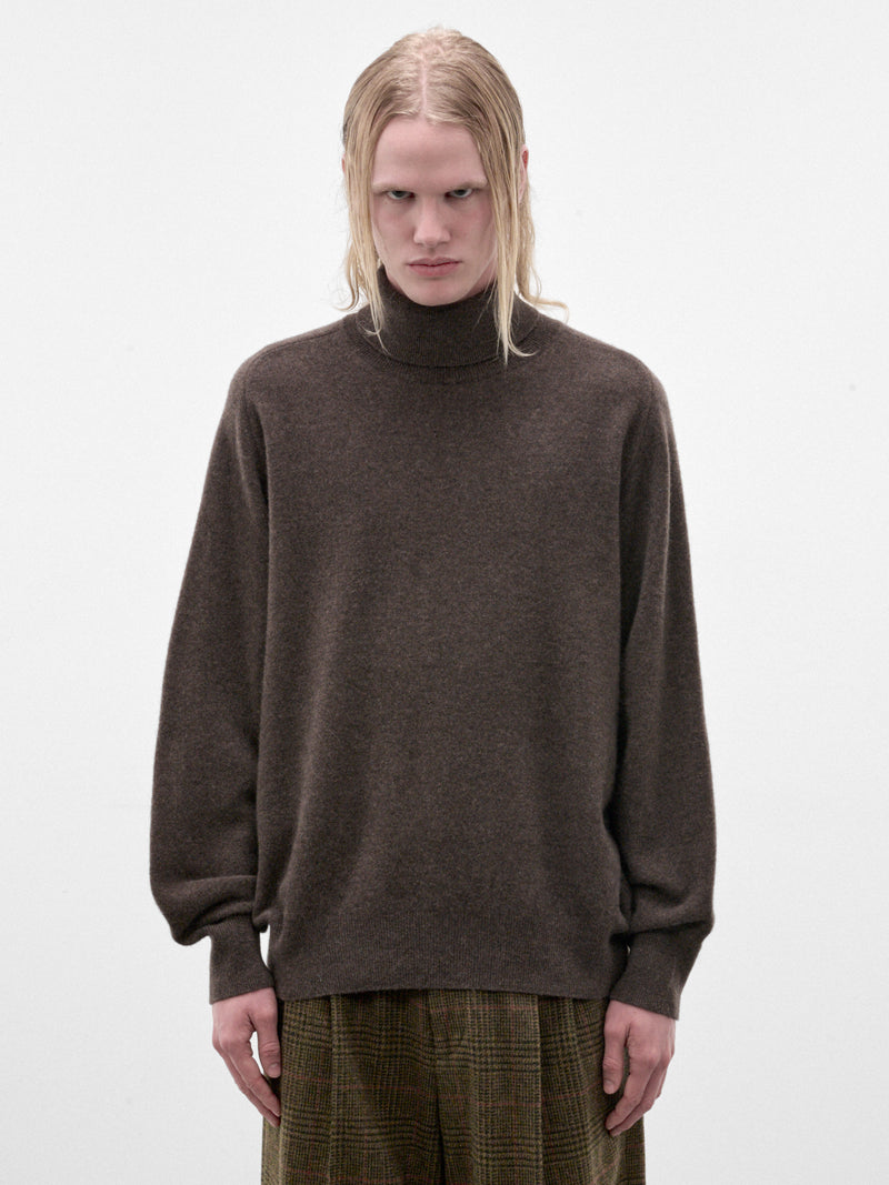 Mocha Wool Turtleneck Sweater (ST-1635-MOCHA)