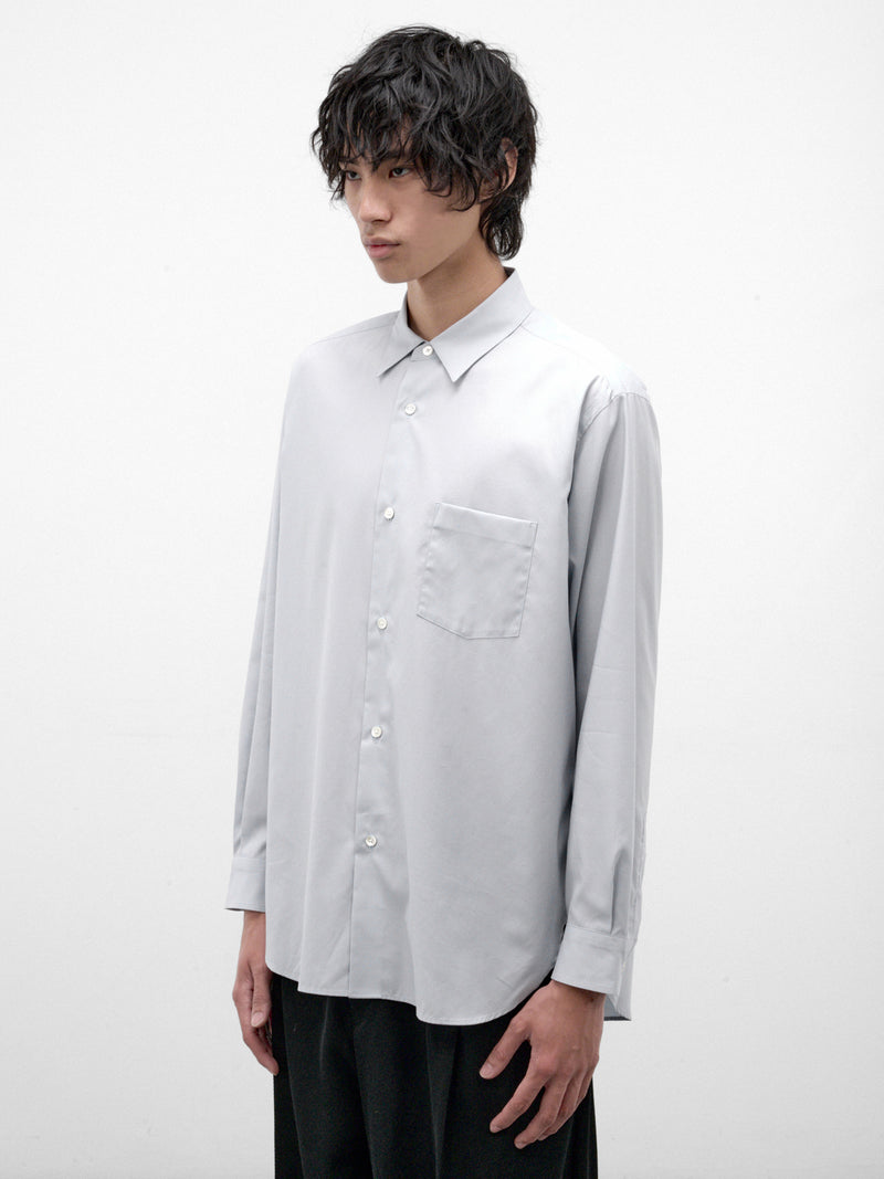 Blue Pima Cotton Shirt (ST-1658-O-BLUE)