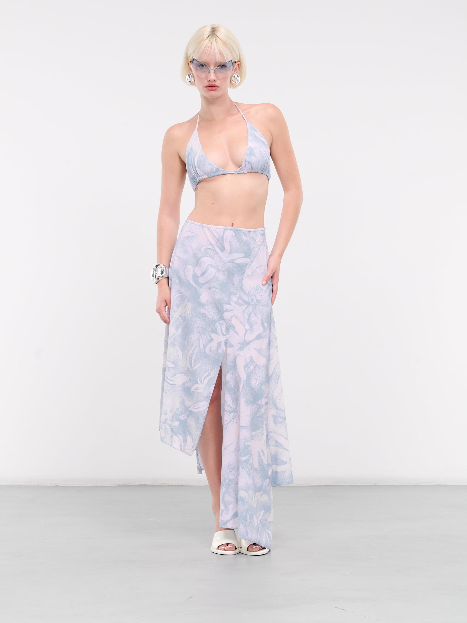 Floral Print Bikini (ST101-1H-ROSA-BLUE-FLORAL-ASHE)