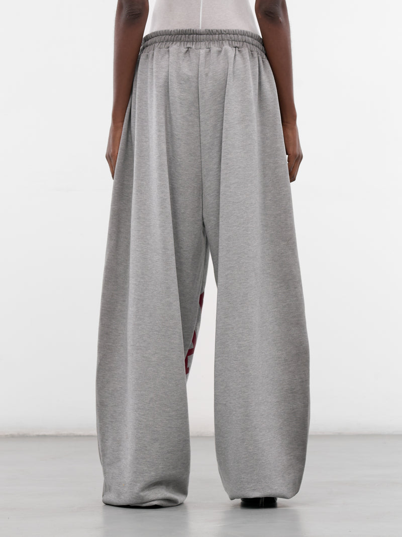 Gray Cotton Stamp Baggy Joggers (STAMP-JOGGERS-GREY)