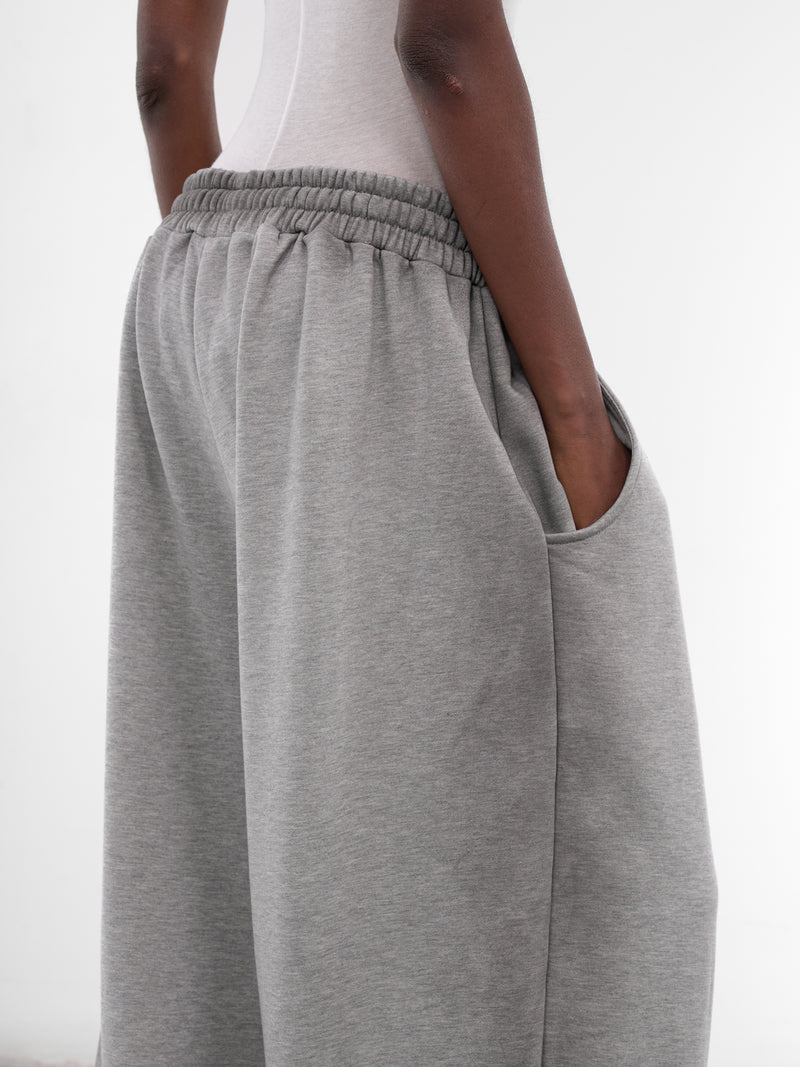 Gray Cotton Stamp Baggy Joggers (STAMP-JOGGERS-GREY)