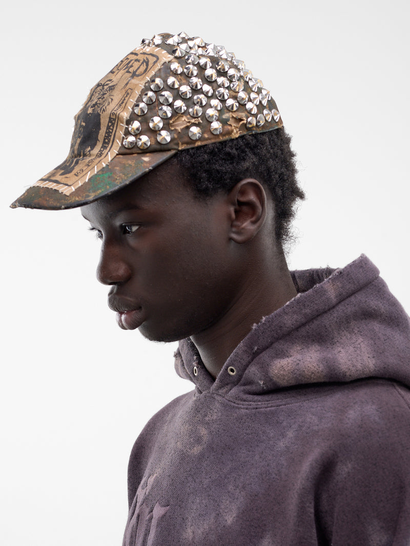 Brown Studded Patch Camo Cap (SXY02AP-T1532-772-BROWN)