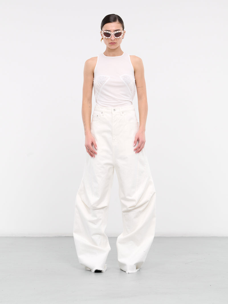 Umbo Denim Jeans (SY-DMP1-WHITE)