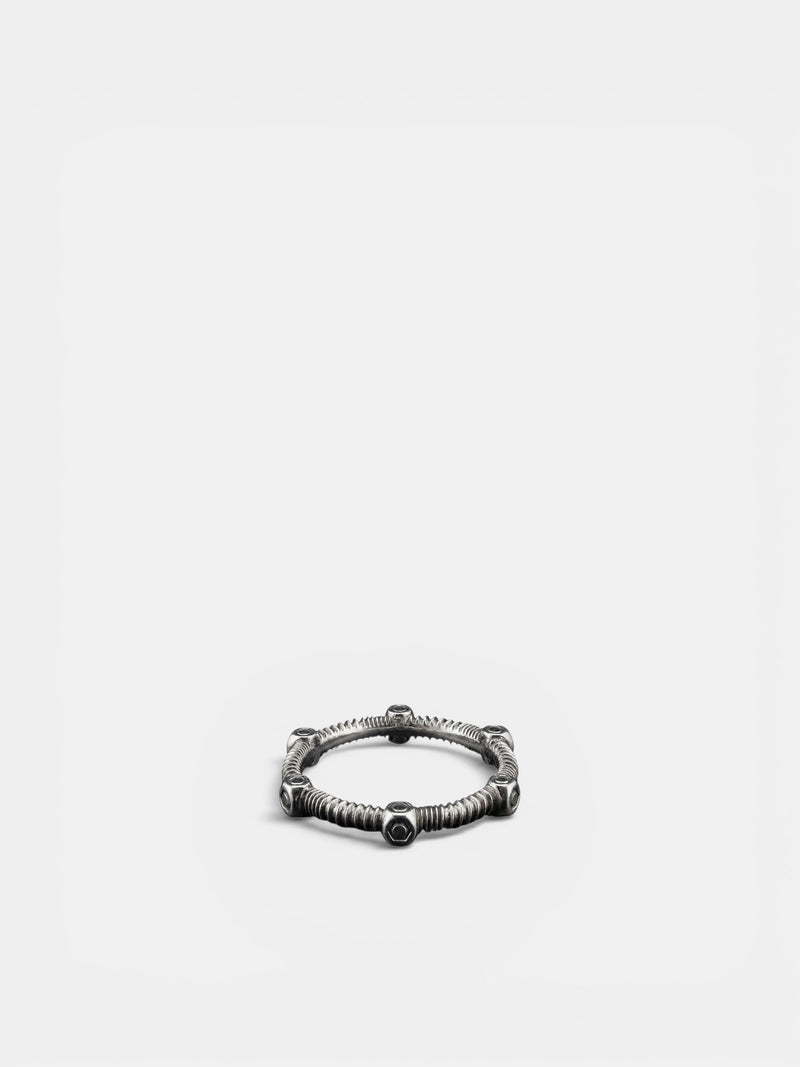 Sterling Silver Spinale Ferramenta Ring (9003SS-SPINALE-FERRAMENTA-SILV)