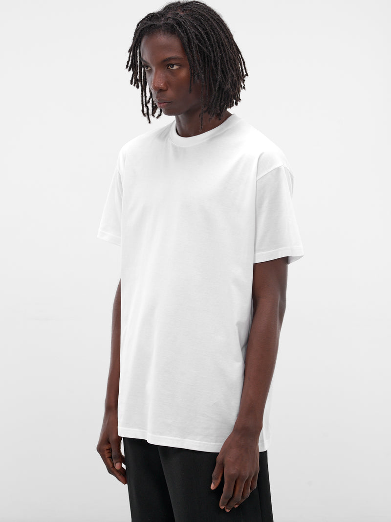 White Cotton Jersey Tee (T001-C001-WHITE)