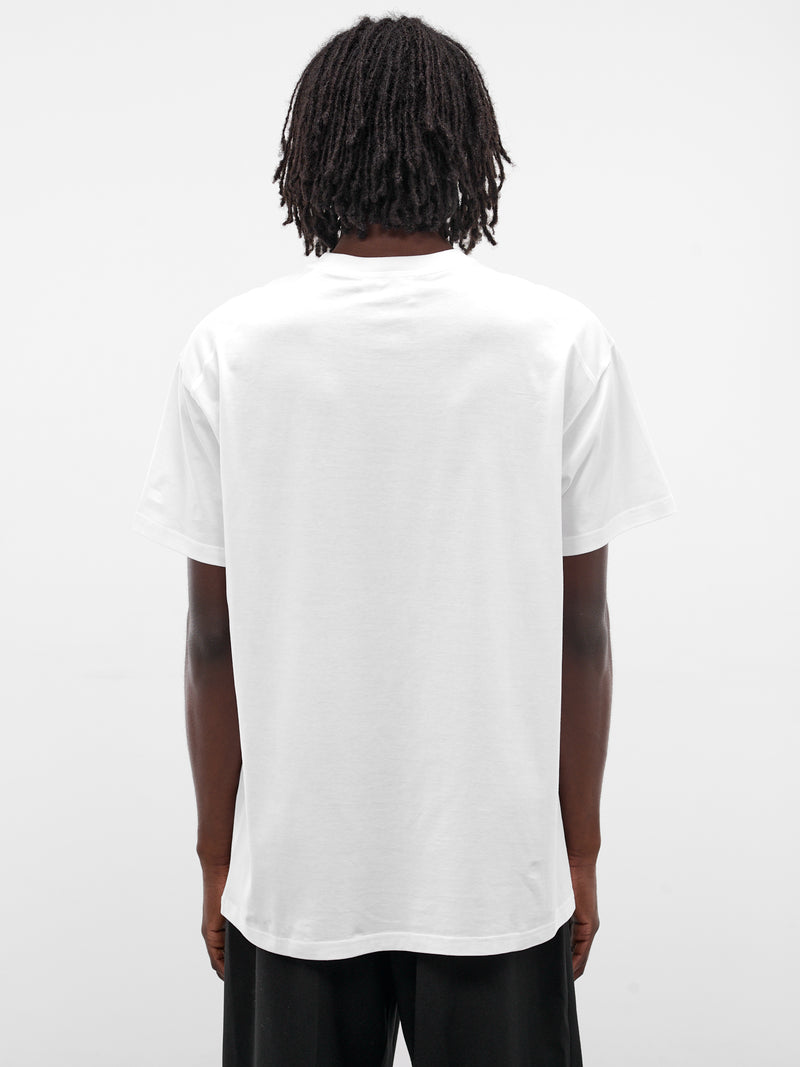 White Cotton Jersey Tee (T001-C001-WHITE)