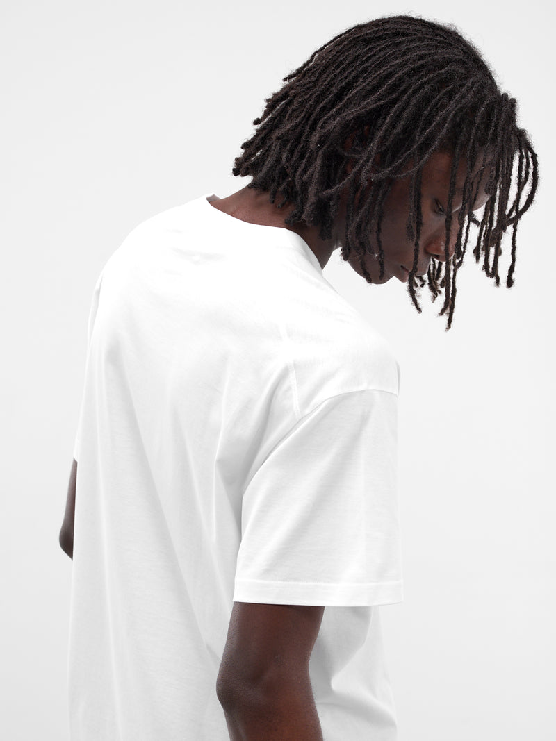 White Cotton Jersey Tee (T001-C001-WHITE)