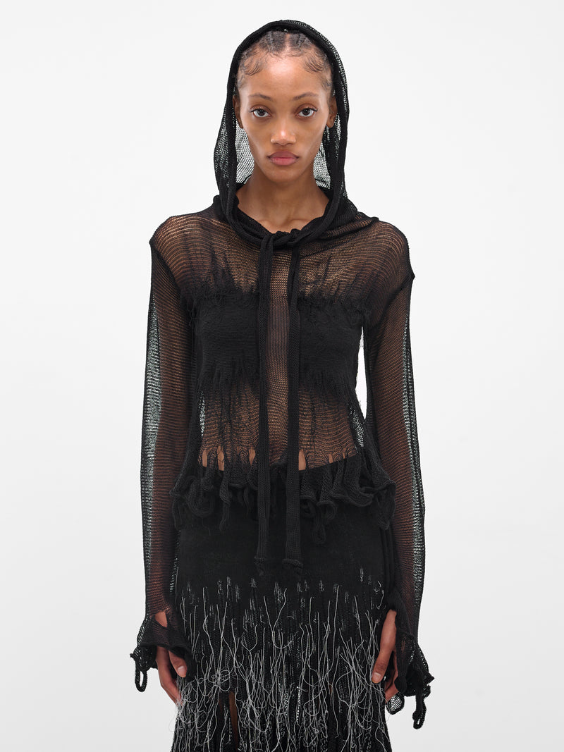 KRYSTAL PANIAGUA Knit Hoodie | H.Lorenzo - front