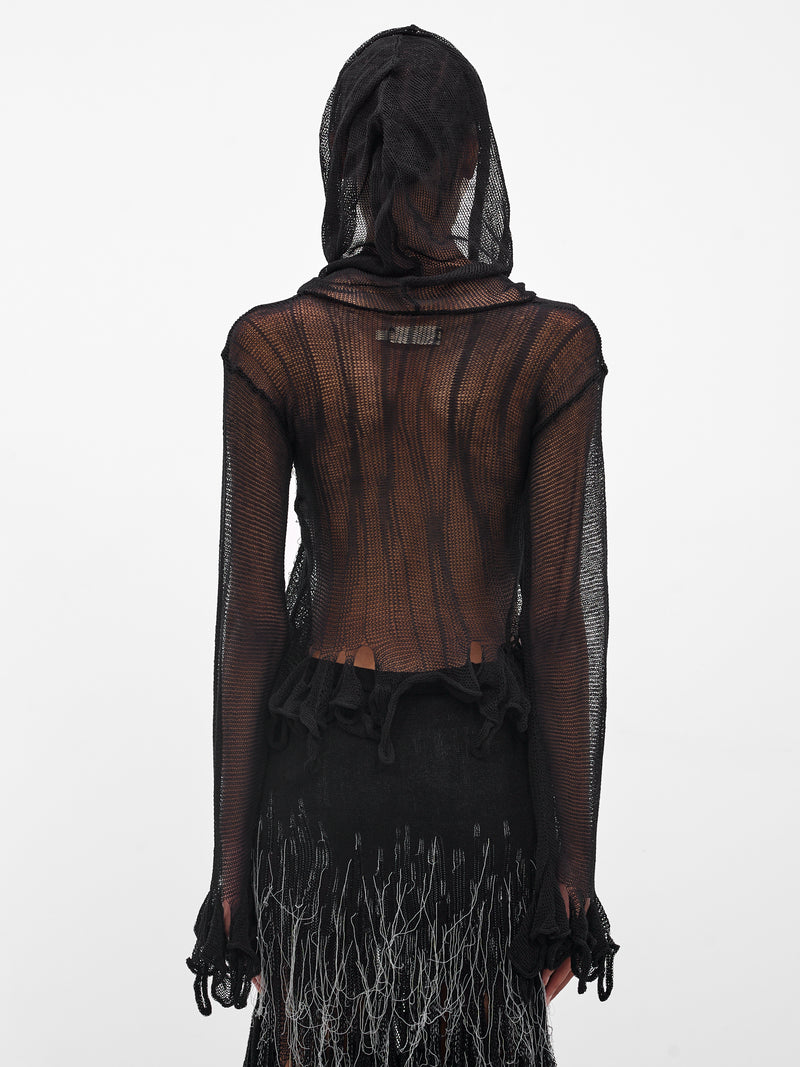 KRYSTAL PANIAGUA Knit Hoodie | H.Lorenzo - back