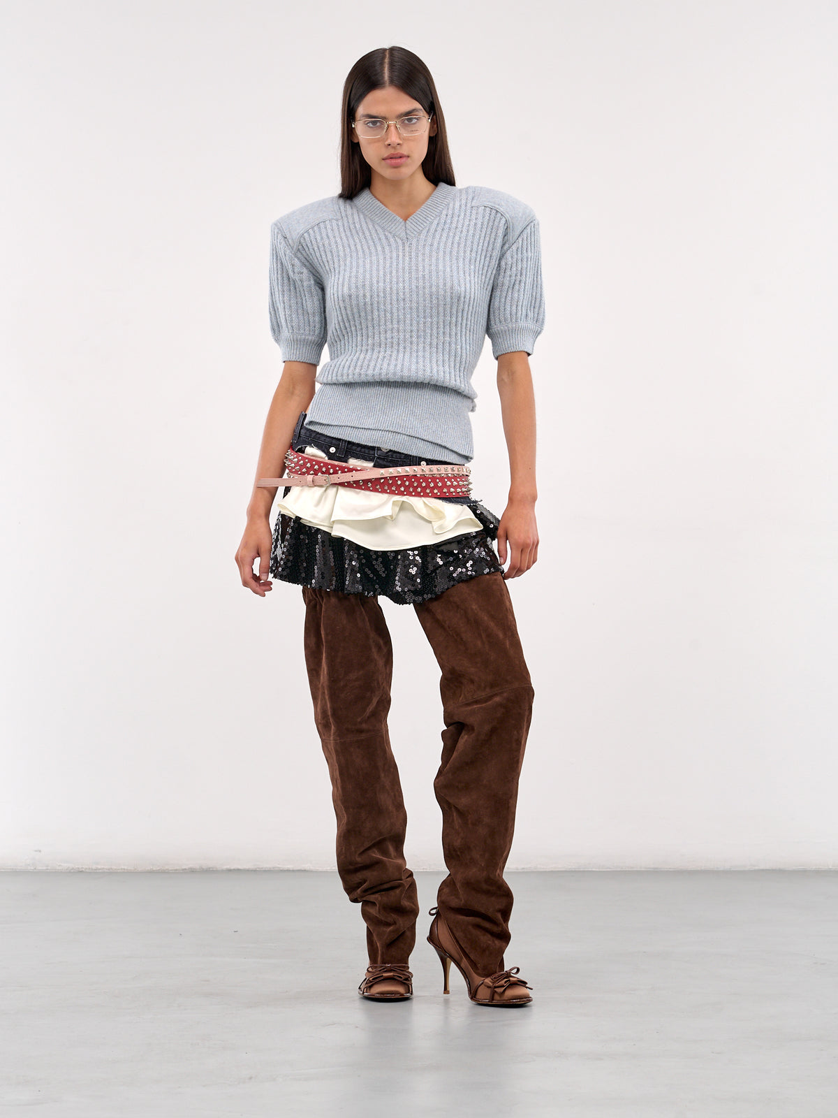 Triple Belt (ACC04COL3-PINK-RED)