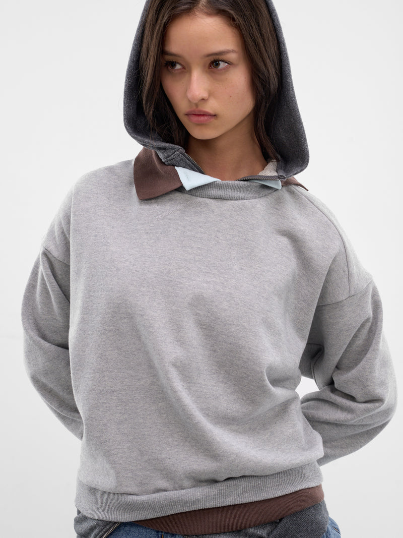 August Barron Layered Sweatshirt | H.Lorenzo - detail 1