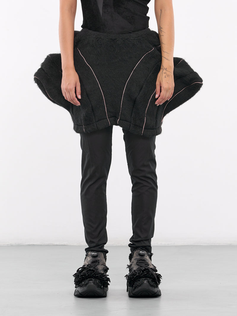 Black Layered Hawkbill Trousers (T06-14-MIST-BLACK)
