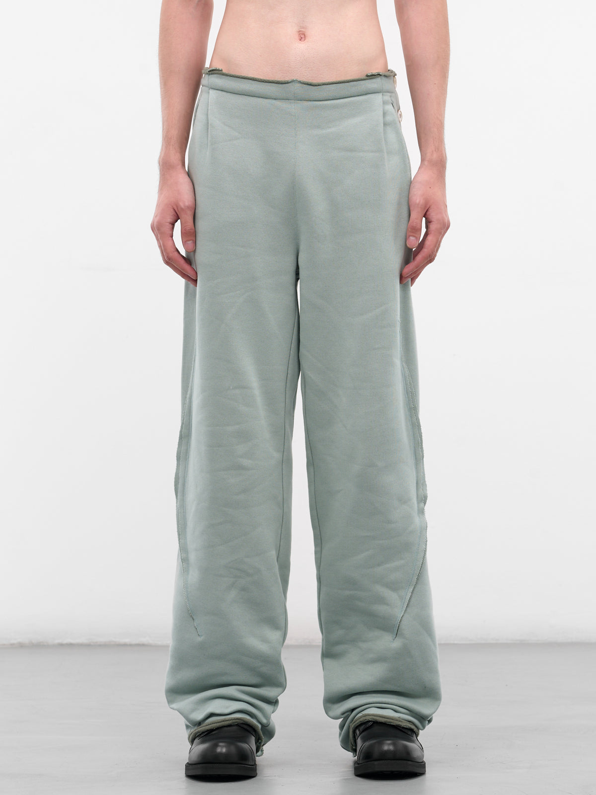 Green Vig K-Dart Spiral Sweatpants (T11-25-GREEN-GREY)