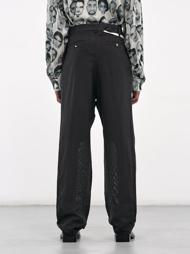Deconstructed Waistband Trousers (T68022110-LU10-BLACK)