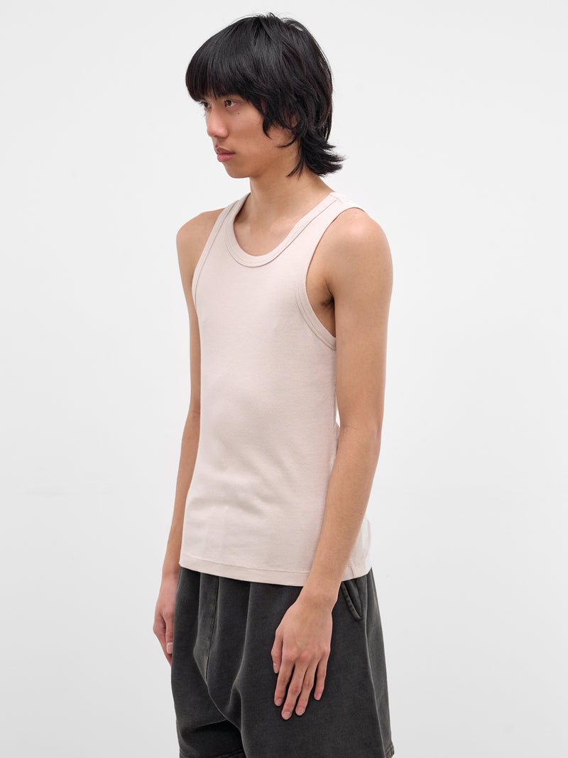 Off-White Rib-Knit Cotton Tank Top (TA01111-OFF-WHITE)