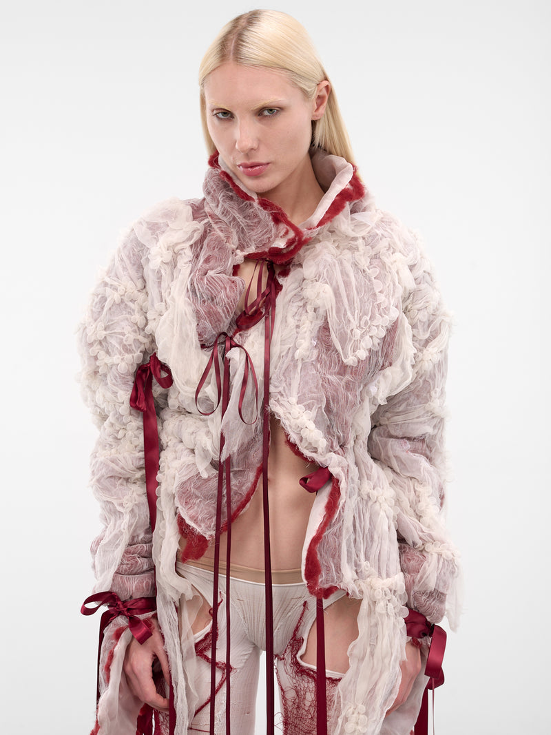 Tapestry Of Blood Layered Jacket (TAPESTRY-OF-BLOOD-WHITE)