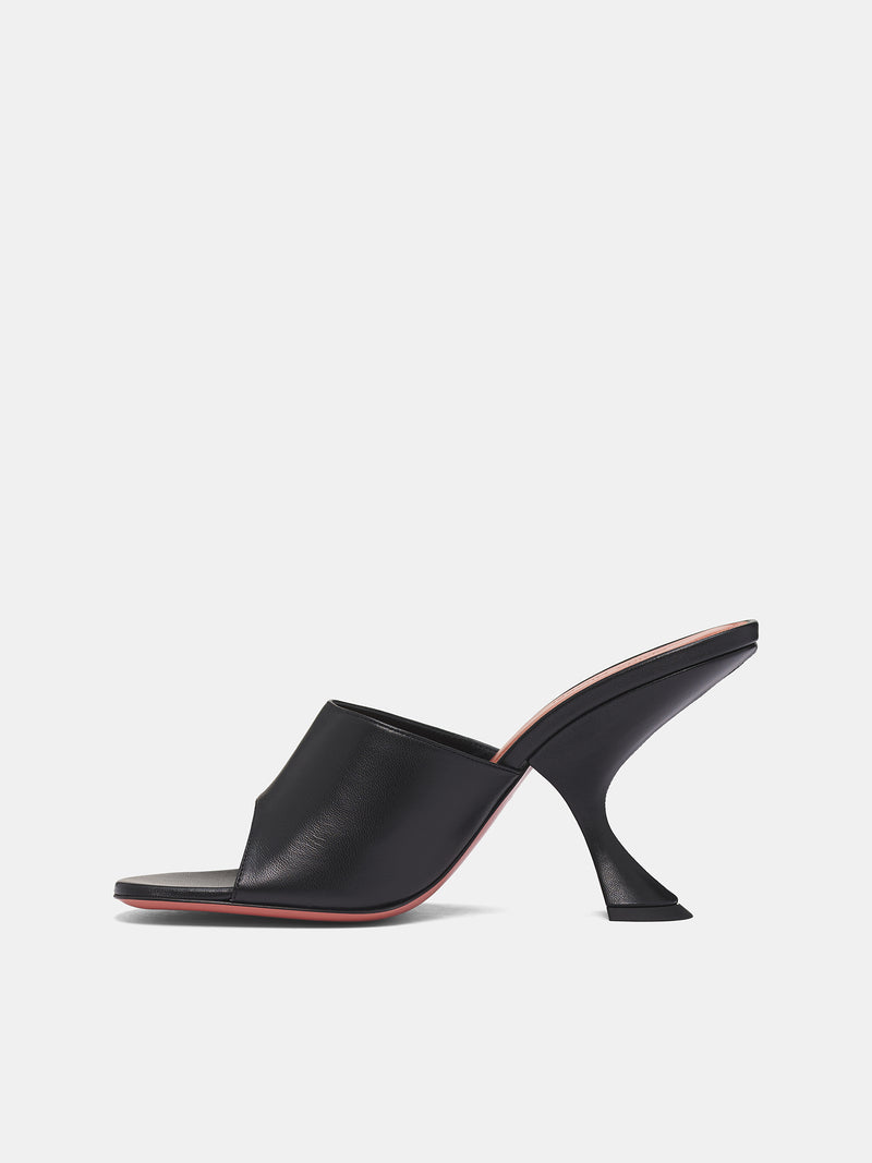 Black Nappa Taylor 90 Slippers (TAYLOR-NAPPA-BLACK)