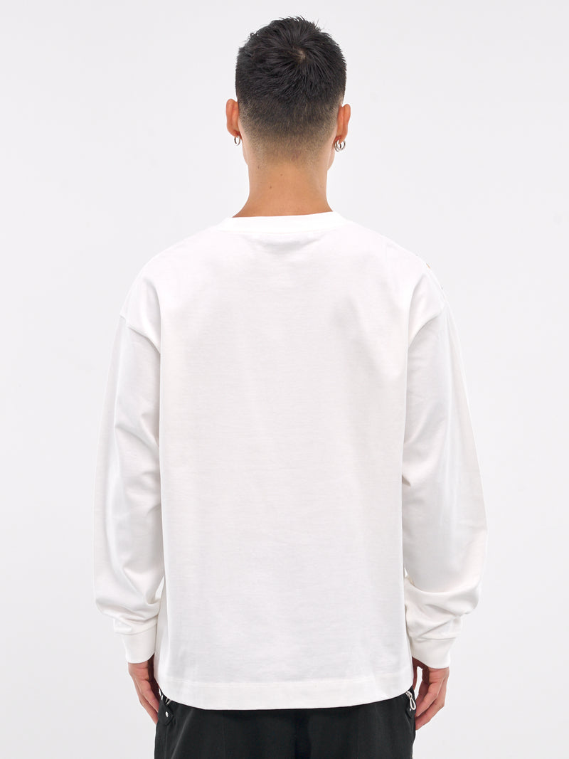 Cotton Jersey Tee (TE-SQ3-412-020-WHITE)