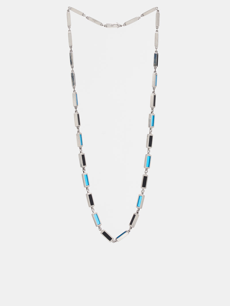 Theo Infinity Necklace (THEO-INFINITY-BLUE-ONYX)