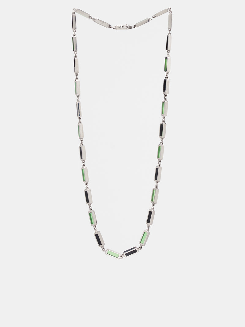 Theo Infinity Necklace (THEO-INFINITY-NECKLACE-GREEN-O)