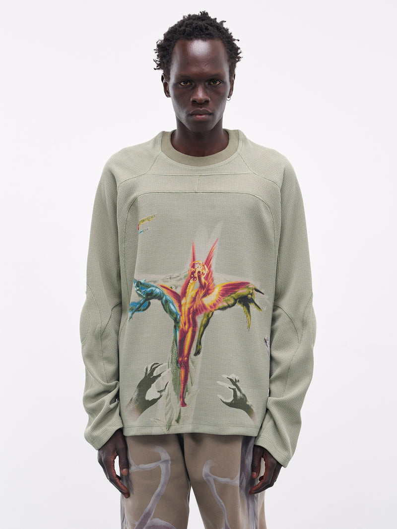 FORBIDDEN KNOWLEDGE Armored Thermal Tee | H.Lorenzo - front