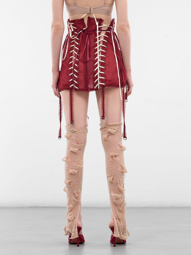 Threads Of Flesh Distressed Leg Warmers (THREADS-OF-FLESH-NUDE)