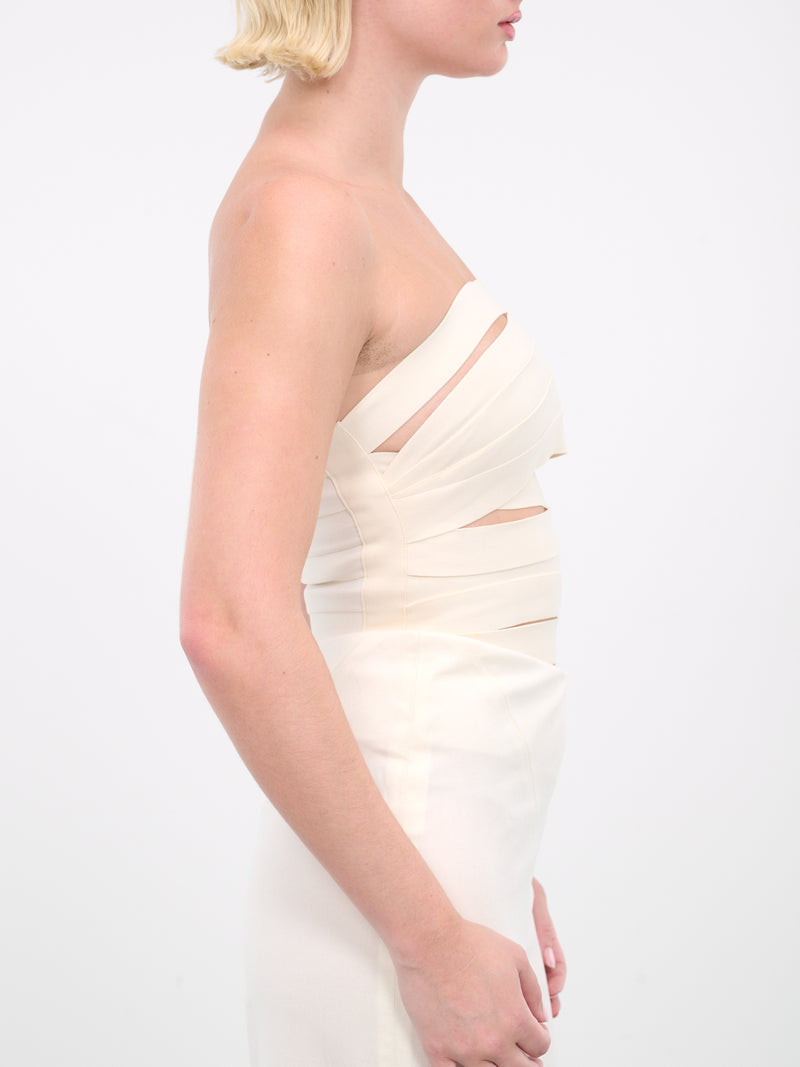 Elastic Corset Bandeau (TO-W01-WHITE)