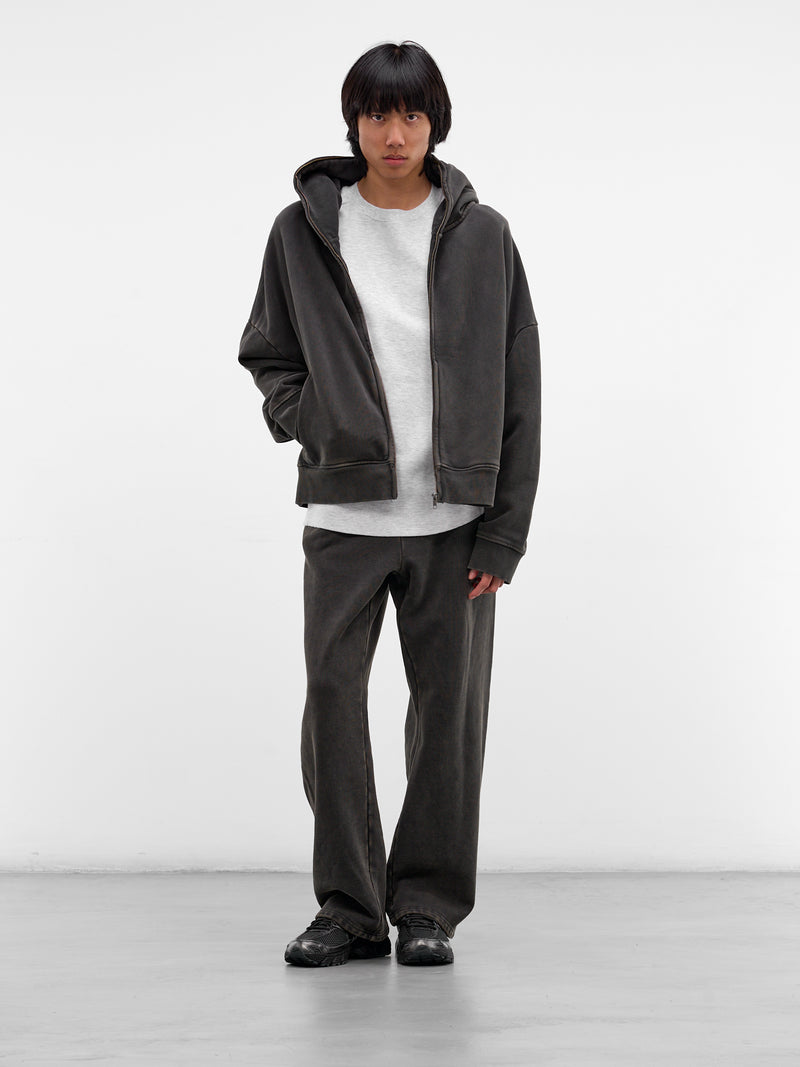 Gray Waffle-Knit Thermal Tee (TO04012-HEATHER-GREY)