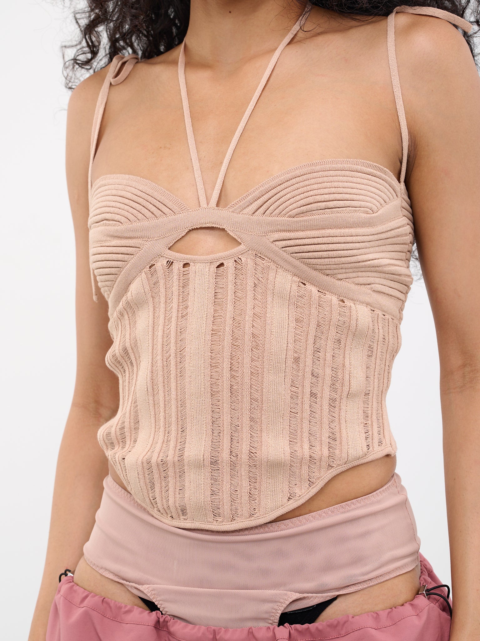 Floating Knit Corset (TO04947268-0475-001-NUDE)