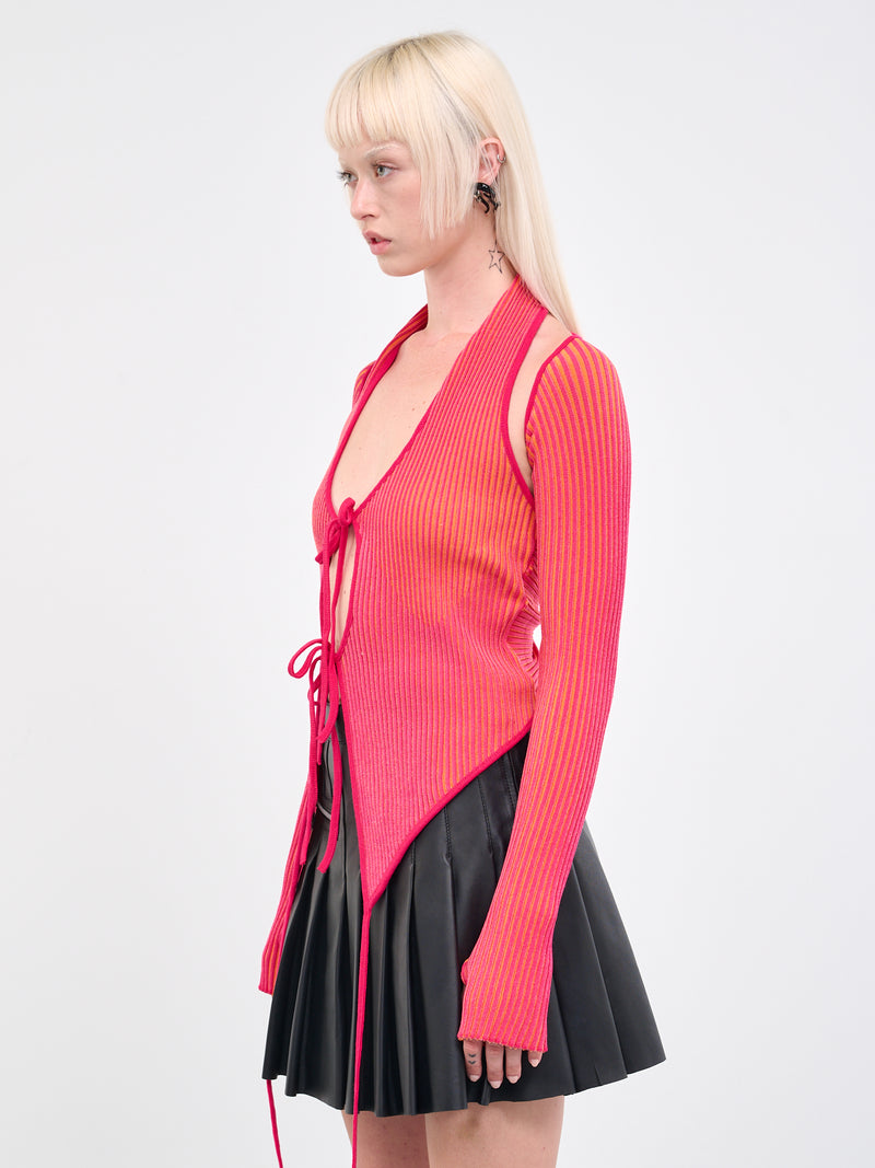 Rib Knit Shrug Sleeves (TO15947268-1265-SEX-ON-THE-BEA)